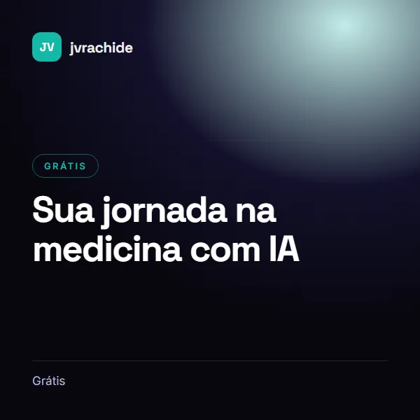 Capa de Sua jornada na medicina com IA